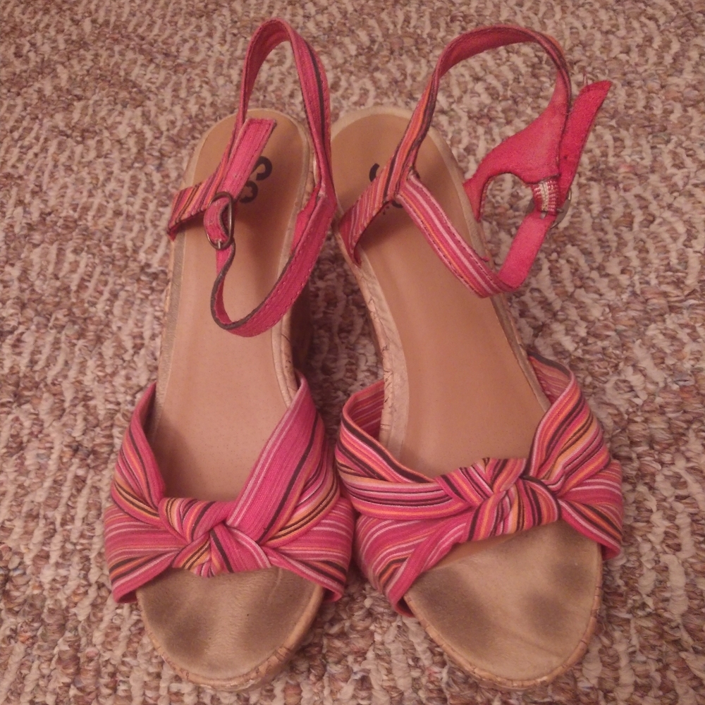 Pink Multicolor Heels